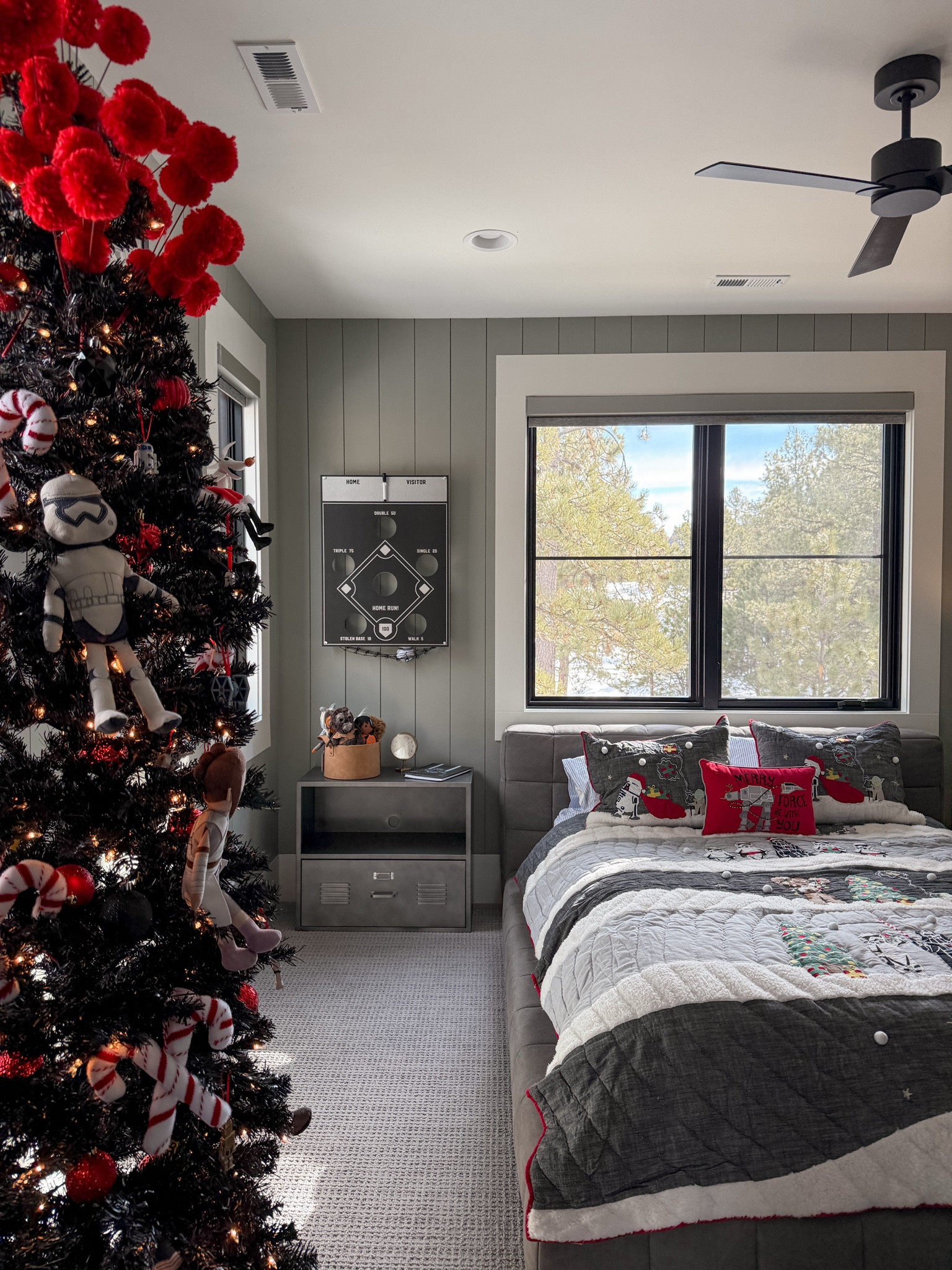 I have loved decorating my boys rooms for Christmas. We did a Star Wars theme and it was so much fun. I will link as much as I can. The rag doll Star Wars characters I bought at Disney Land and are not available online unless you find on pre owned sites. 

#LTKHoliday #LTKSaleAlert #LTKHome