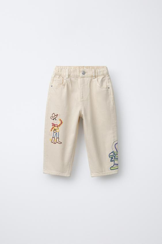 TOY STORY © DISNEY PIXAR EMBROIDERED BAGGY TWILL PANTS | Zara US