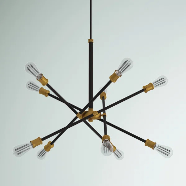 Signorelli 10 - Light Dimmable Modern Linear Chandelier | Wayfair North America
