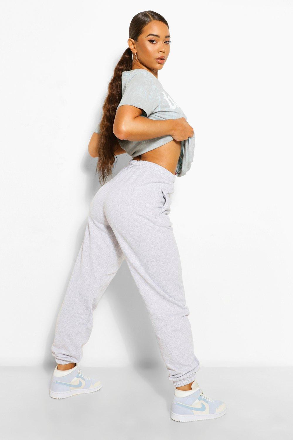 Womens The Basic Mix & Match Oversized Jogger - Grey - S | Boohoo.com (US & CA)
