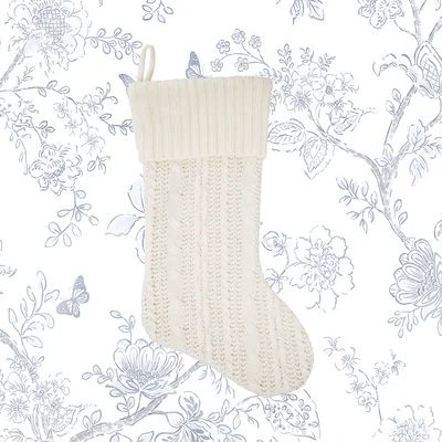 Knit Stocking Kelly Clarkson Home Color: Natural | Wayfair North America