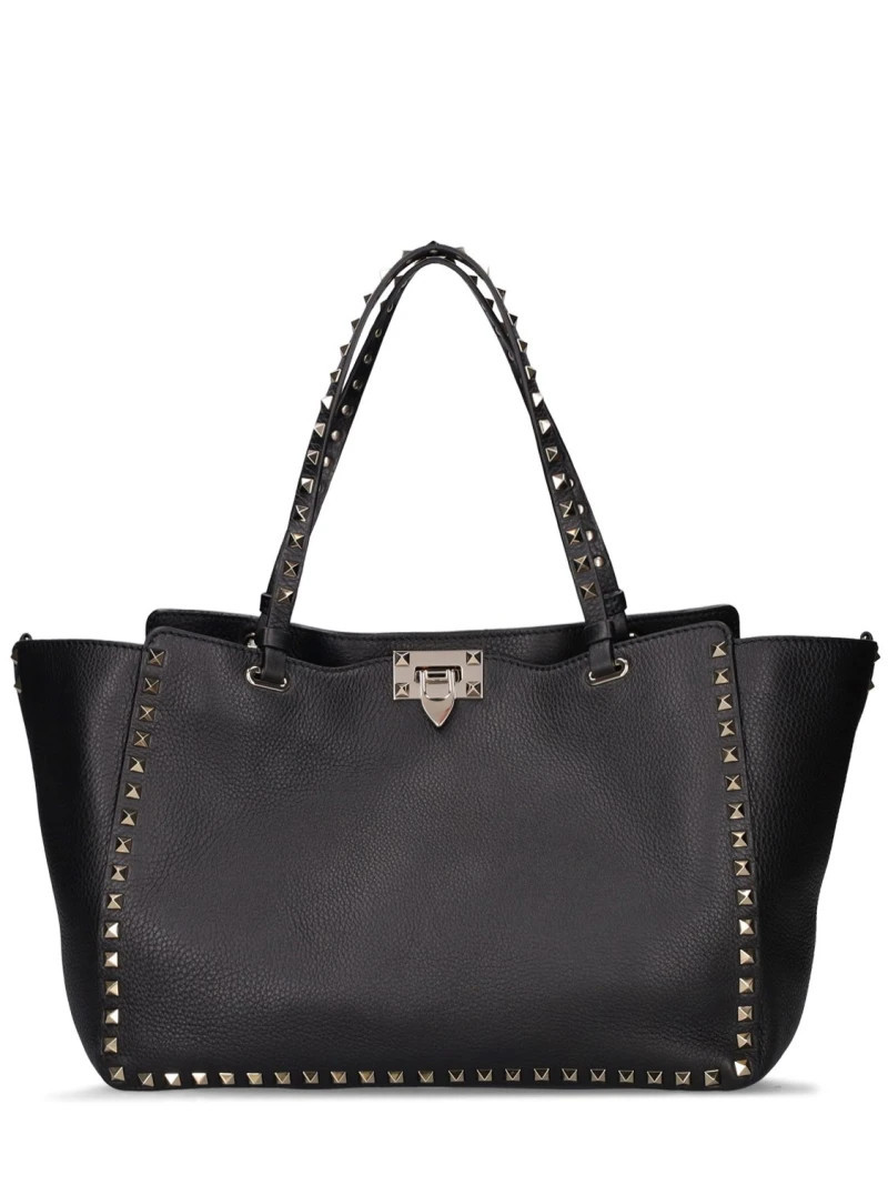 Borsa shopping media Rockstud in pelle | Luisaviaroma