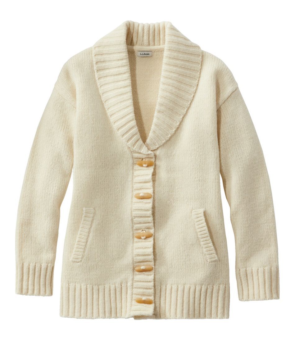 Women's Bean's Classic Ragg Wool Sweater, Cardigan | Sweaters at L.L.Bean | L.L. Bean