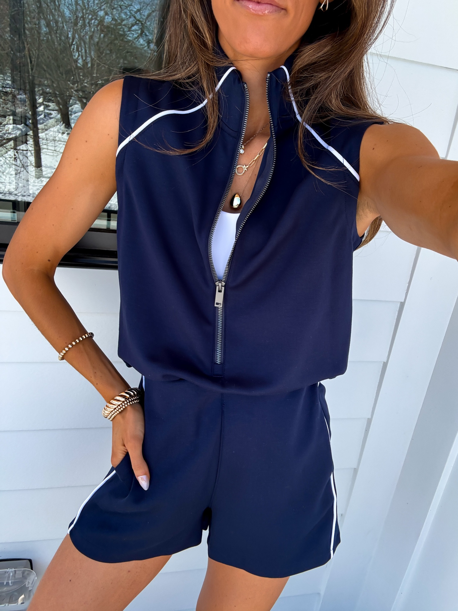 Wearing a small romper - it has an open back for restroom use. Super soft!

Activewear , athleisure, athleisure outfit, amazon activewear, amazon basics , amazon finds, amazon outfits, amazon leggings 

#LTKActive #LTKfitnessgoals #LTKmomlife