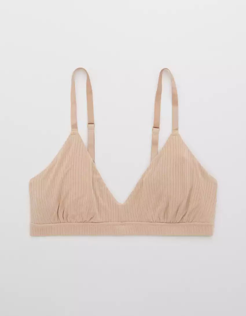 Aerie Modal Ribbed Triangle Bralette | Aerie