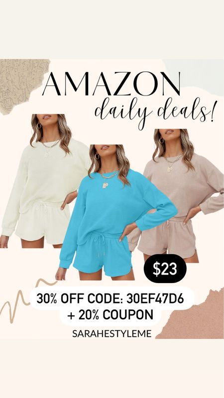 AMAZON DAILY DEALS ✨ Wed 3/13  Swipe right for the codes & enter at Amazon checkout 

FOLLOW ME @sarahestyleme for more Amazon daily deals, Walmart finds, and outfit ideas! 

*Deals can end/change at any time, some colors/sizes may be excluded from the promo 



@amazonfashion #founditonamazon #amazonfashion #amazonfinds #ltkunder50 #ltkfind #momstyle #dealoftheday #amazonprime #outfitideas #ltkxprime #ltksalealert  #ootdstyle #outfitinspo #dailydeals #styletrends #fashiontrends #outfitoftheday #outfitinspiration #styleblog #stylefinds #salealert #amazoninfluencerprogram #casualstyle #everydaystyle #affordablefashion #promocodes #amazoninfluencer #styleinfluencer #outfitidea #lookforless #dailydeals