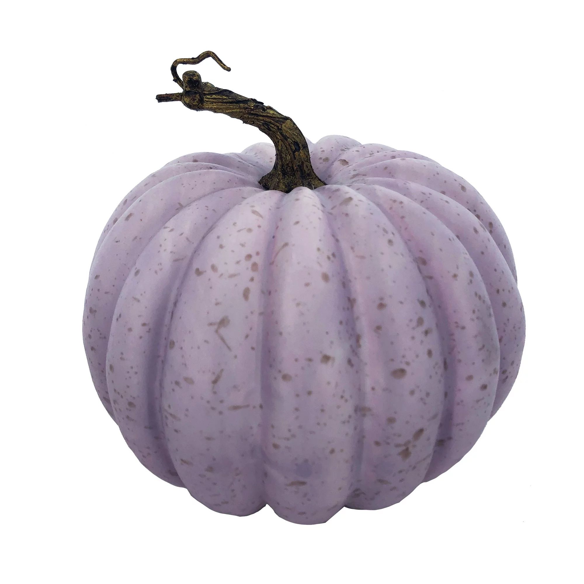 Harvest 7 in Purple Speckled Foam Pumpkin Decoration, Way to Celebrate | Walmart (US)