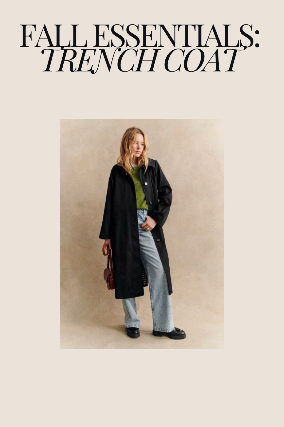 Sezane french inspired classic trench coat perfect for fall transitional outfits

#LTKSeasonal #LTKMidsize