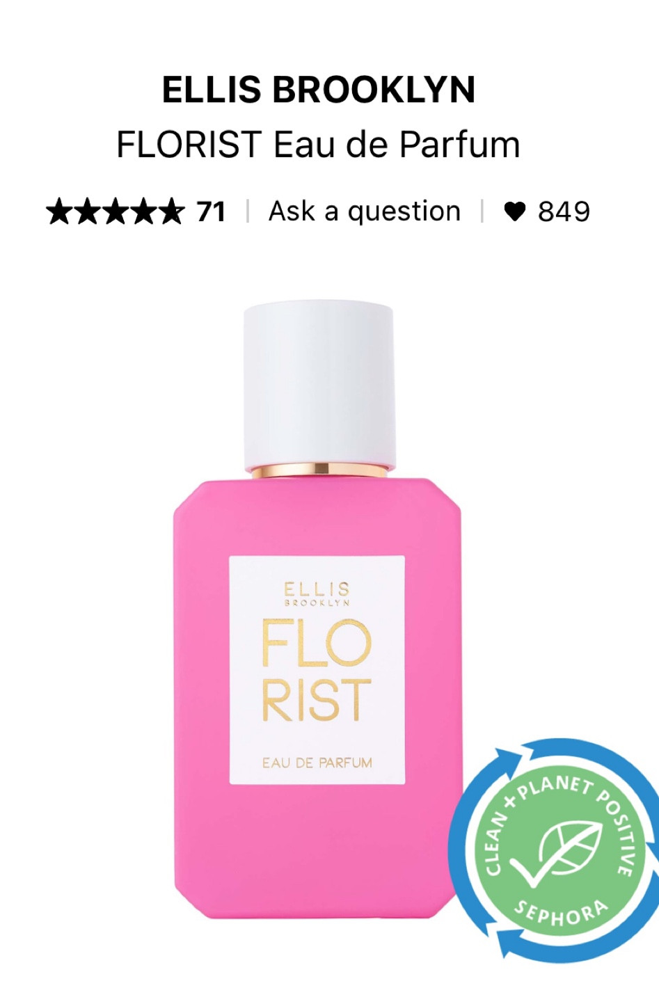 New Ellis Brooklyn perfume. These scents never miss. Perfect spring scent. Gorgeous bottle. 

Fragrance. Sephora. Perfume. Florist. Floral. Spring. Ellis Brooklyn. 

#LTKbeauty #LTKGiftGuide #LTKSeasonal