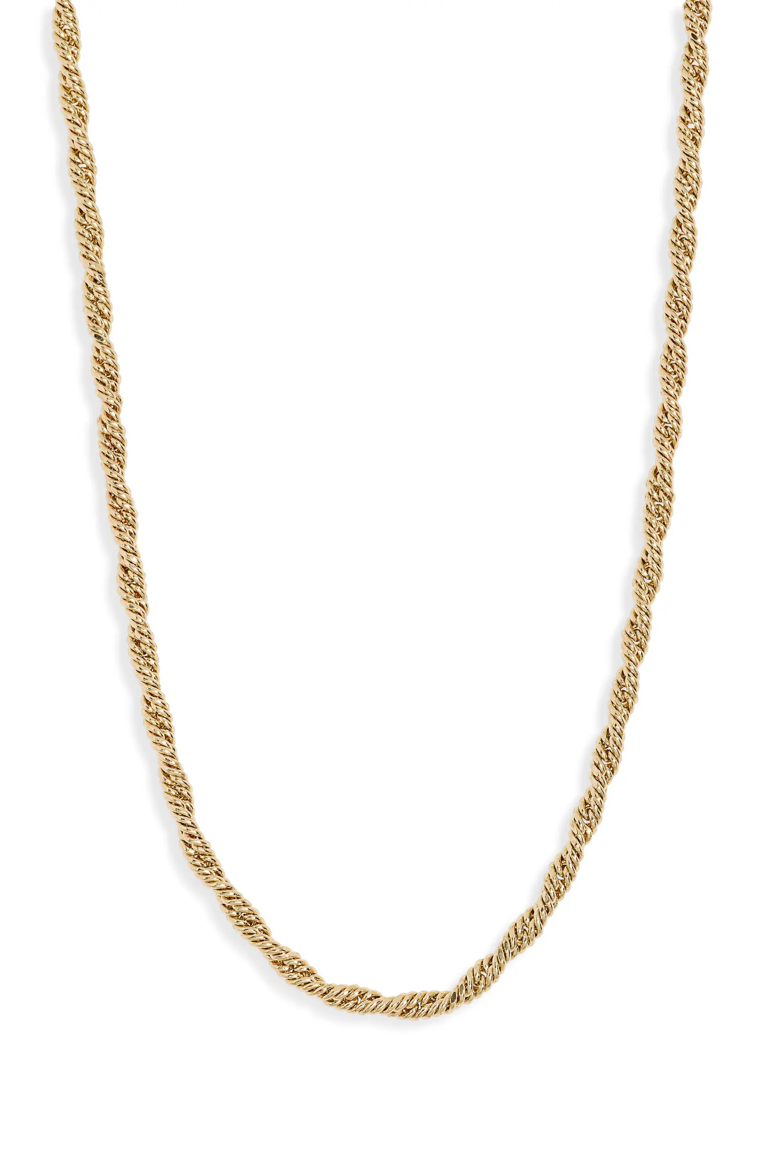 NORDSTROM RACK Waterproof Twisted Rope Necklace | Nordstromrack | Nordstrom Rack