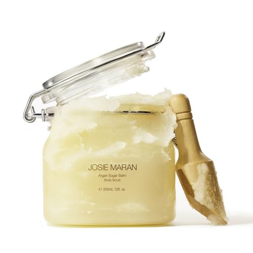 Josie Maran Sugar Body Scrub - Argan Oil Exfoliating Sugar Scrub with Coconut Oil & Shea Butter - Softens, Smooths & Hydrates Dry Skin - Vegan & Cruelty Free - Sweet Clementine (10 oz) | Amazon (US)