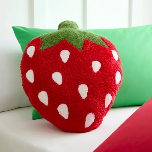 Strawberry Cushion | Dunelm