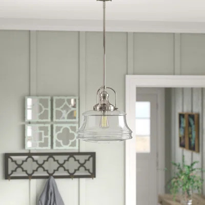 Nadine 1-Light Schoolhouse Pendant | Wayfair North America