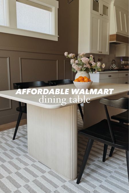 My affordable walmart dining table just got another price drop! This table is so sturdy and well built and looks so high end! I linked two chair options below both from walmart. The top ones I have and love because they are solid wood but the other are more budget friendly! 

#LTKHome #LTKxWalmart #LTKSaleAlert