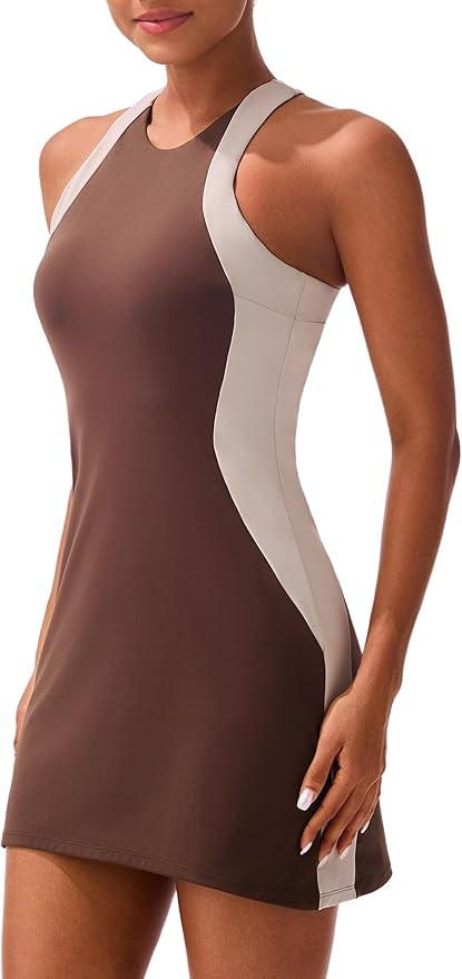 JOYSPELS Athletic Tennis Golf Dress for Women with Built-in Bra & Separate Shorts Spring Summer D... | Amazon (US)