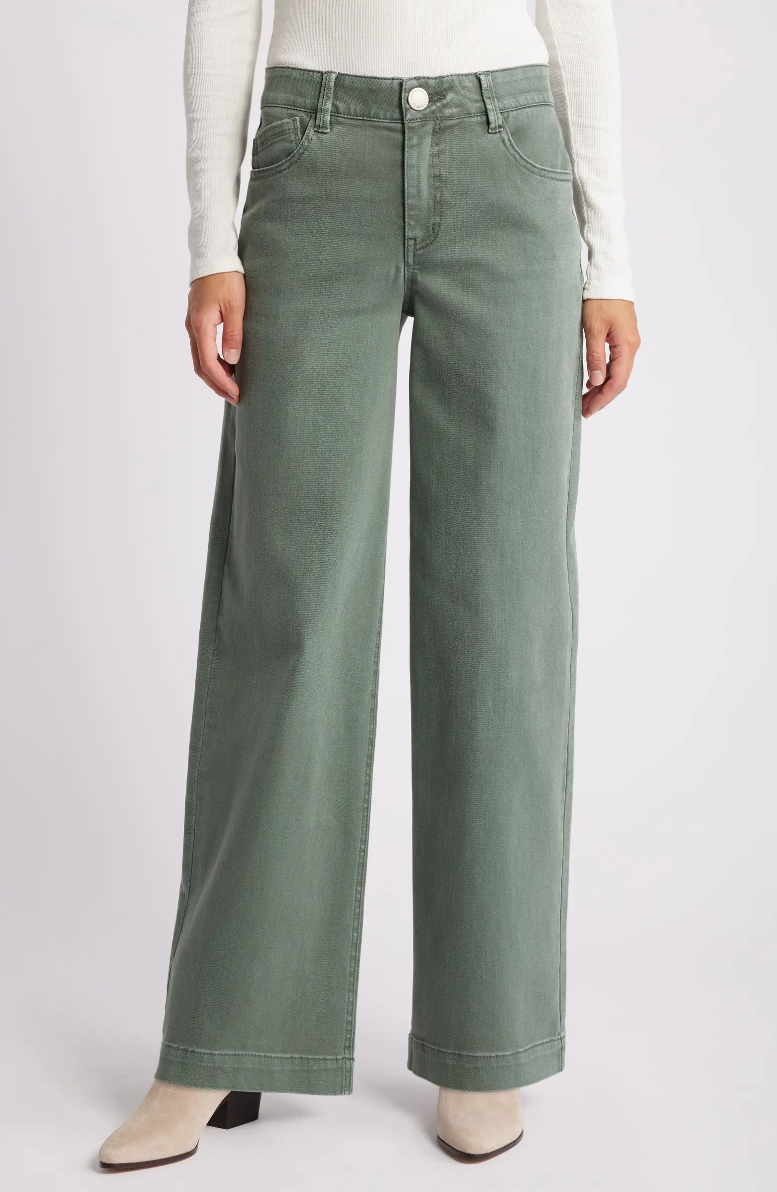 'Ab'Solution High Waist Wide Leg JeansWit & WisdomPetite | Nordstrom