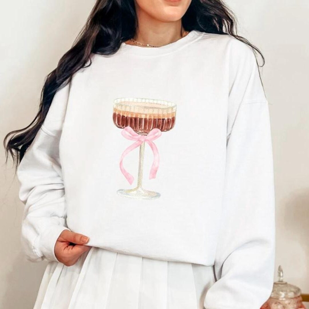 Coquette Espresso Martini Crewneck Sweatshirt Sweet Espresso Martini Sweatshirt Coquette Coffee S... | Etsy (US)
