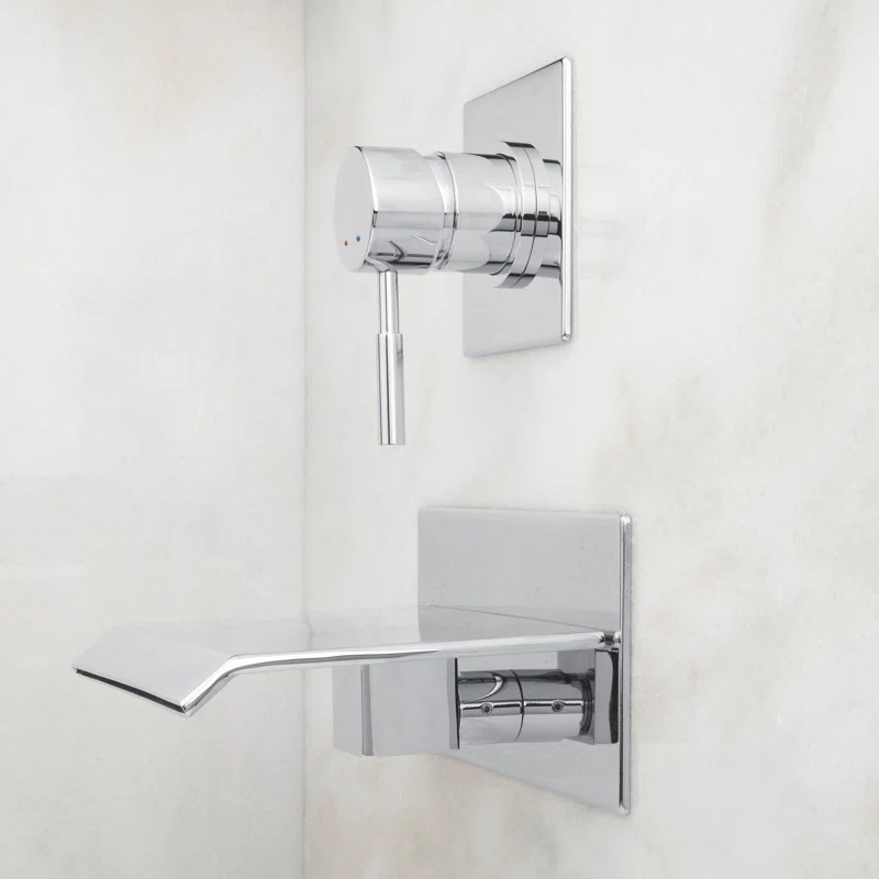 Lavelle Wall-Mount Waterfall Tub Faucet | Wayfair North America