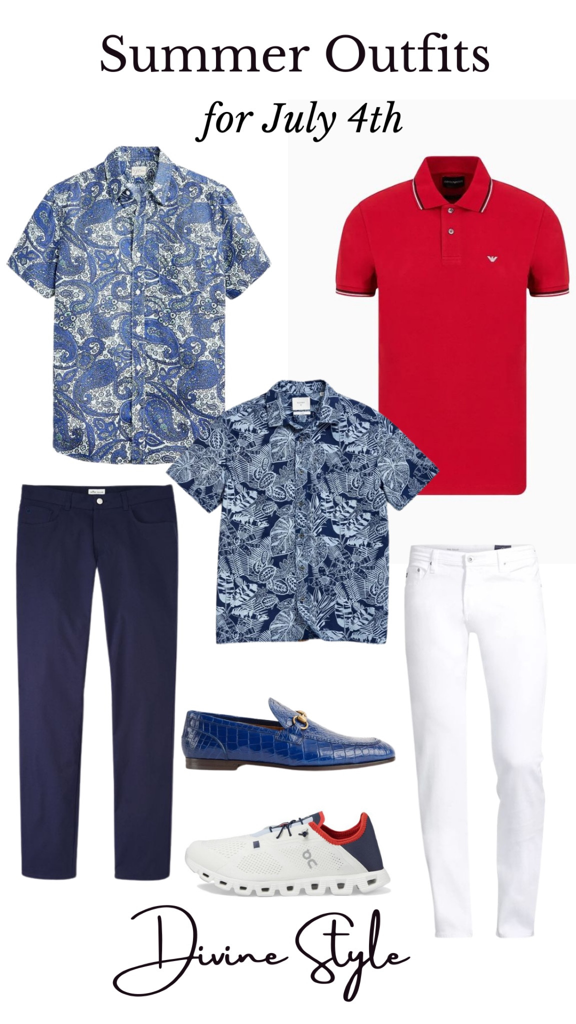 Fourth of July red, white and blue men’s outfits ❤️🤍💙

#LTKSummerSales #LTKMens #LTKSeasonal