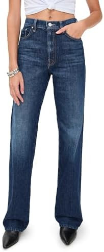 MOTHER Women's The Rambler Zip Heel Jeans | Amazon (US)