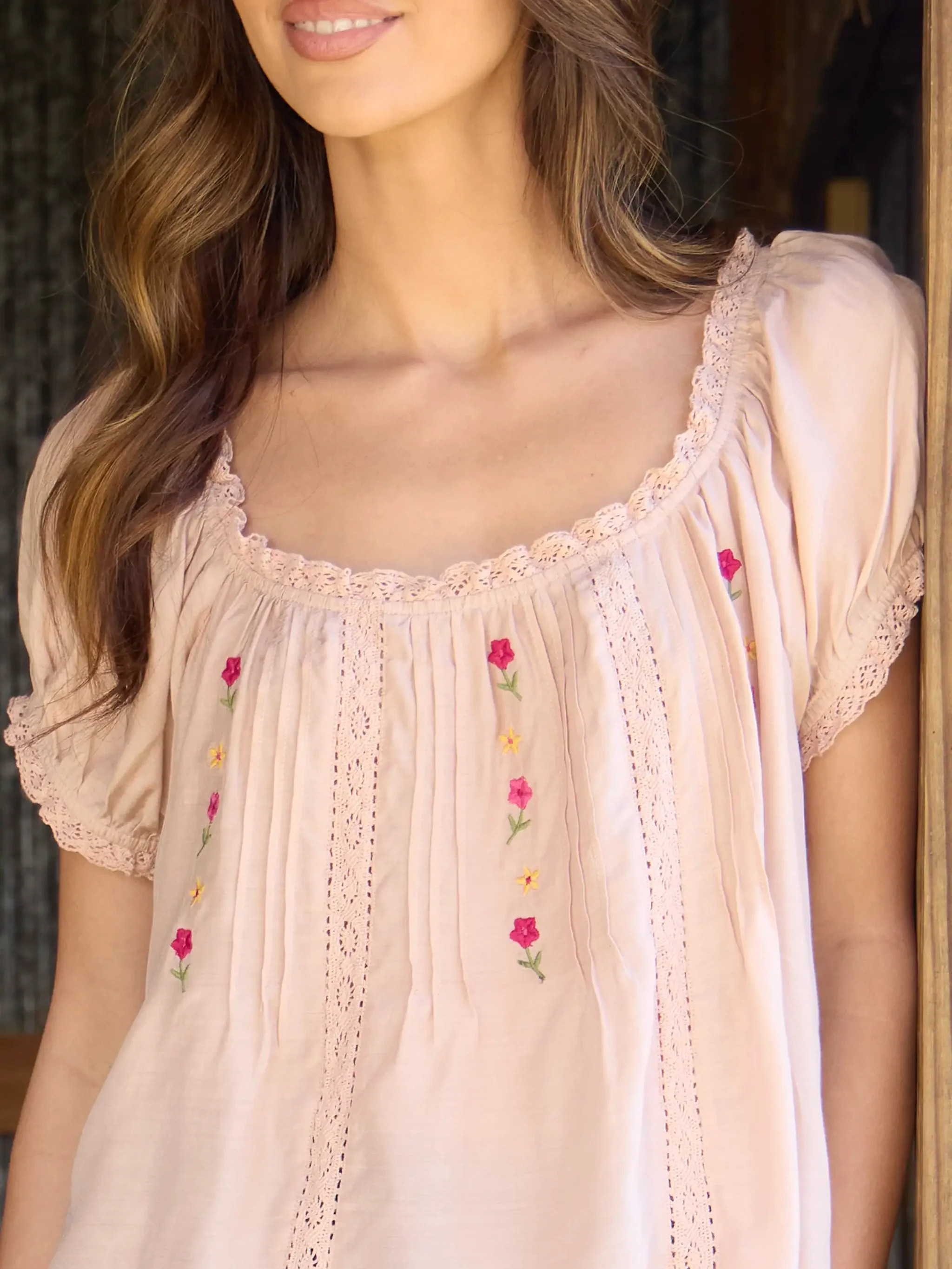 Sweet Nothings Embroidered Top | Natural Life