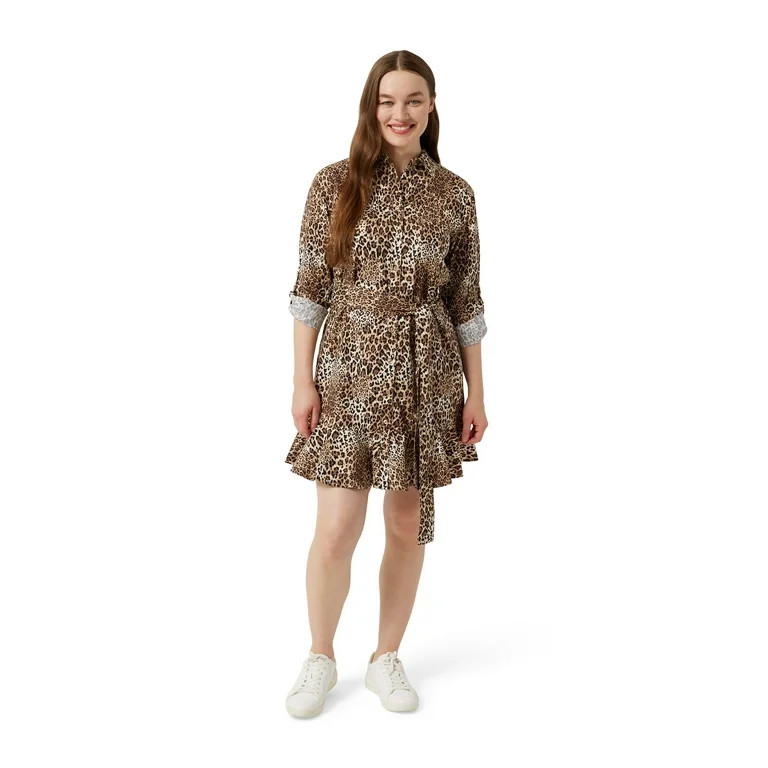 Chaps Women's Peasant Midi Dress | Walmart (US)