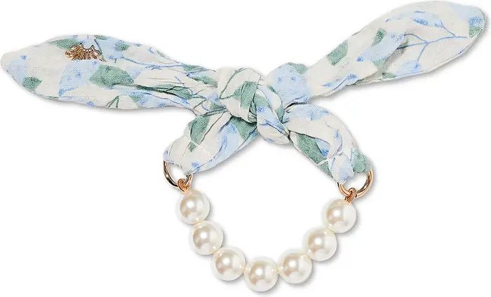 Lele Sadoughi Imitation Pearl Scarf Bracelet | Nordstrom | Nordstrom