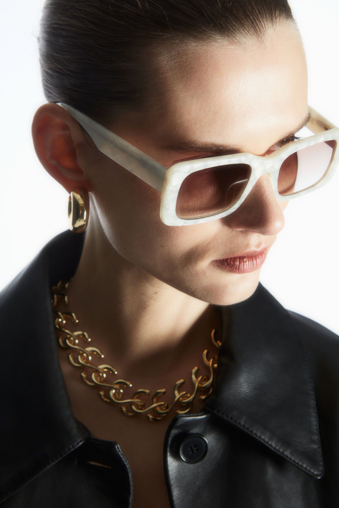 SQUARE-FRAME ACETATE SUNGLASSES | COS UK