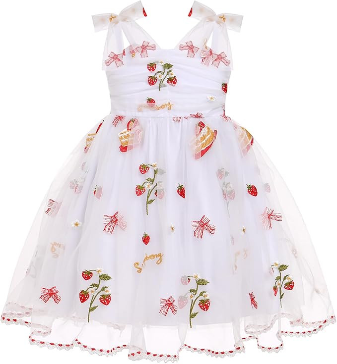 Toddler Baby Tutu Dress Sleeveless Tulle Dress First Birthday Cake Smash Pageant Clothes for Phot... | Amazon (US)