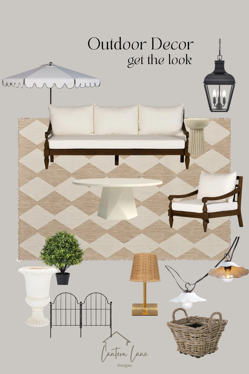 Outdoor patio decorating ideas, patio furniture, umbrella, outdoor rug, outdoor sofa, outdoor seating, outdoor lighting planters
 

#LTKHome #LTKSaleAlert