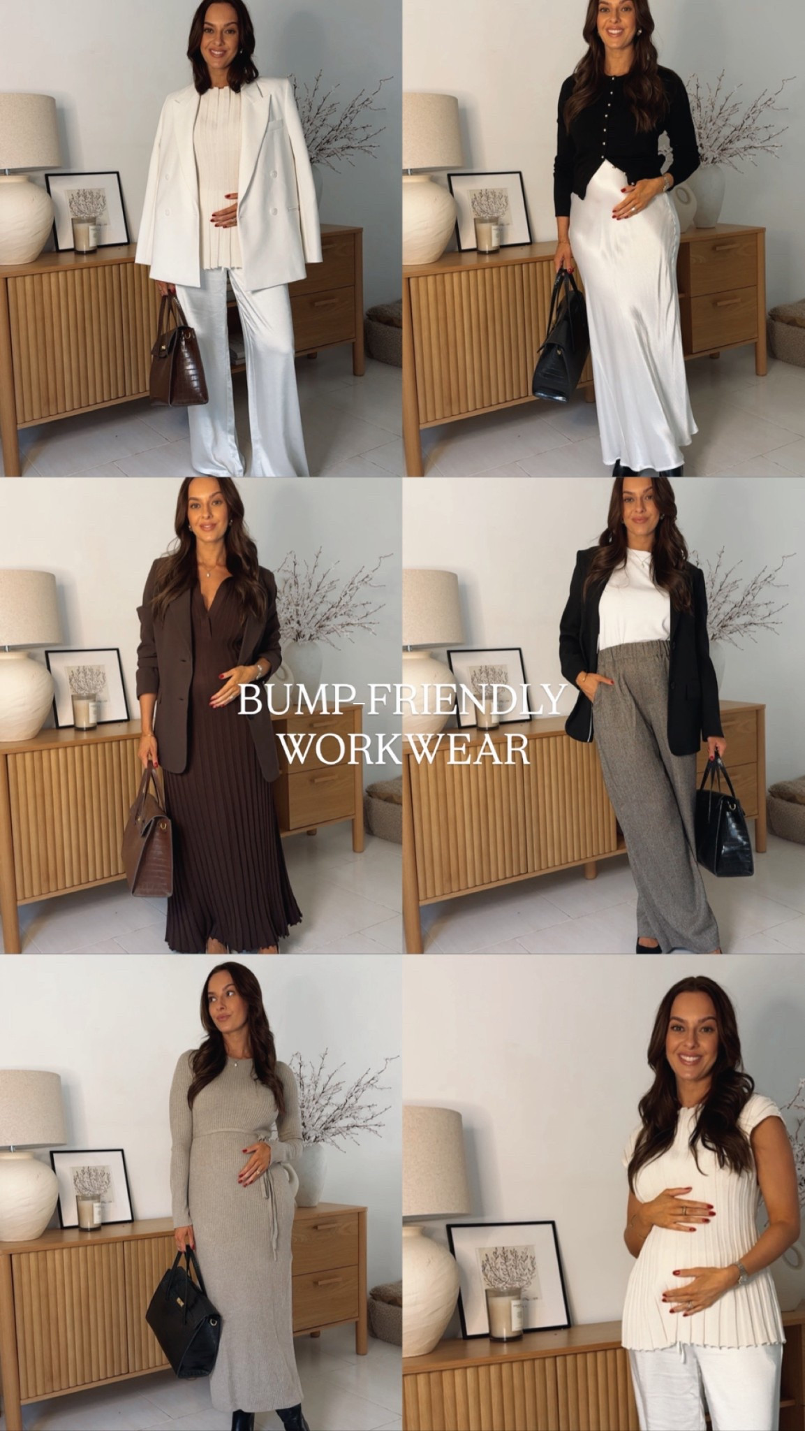 5 Bump-Friendly workwear outfits 🤎 

I’m 15 weeks pregnant and have searched high and low for pregnancy friendly non maternity items that will see me through to the end of my pregnancy and beyond! 

Let me know which ones your favourite! 

#LTKworkwear #LTKmaternity #LTKautumn