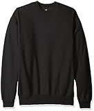 Hanes Men's Ecosmart Fleece Sweatshirt, Black, 2 XL, 2-Pack | Amazon (US)