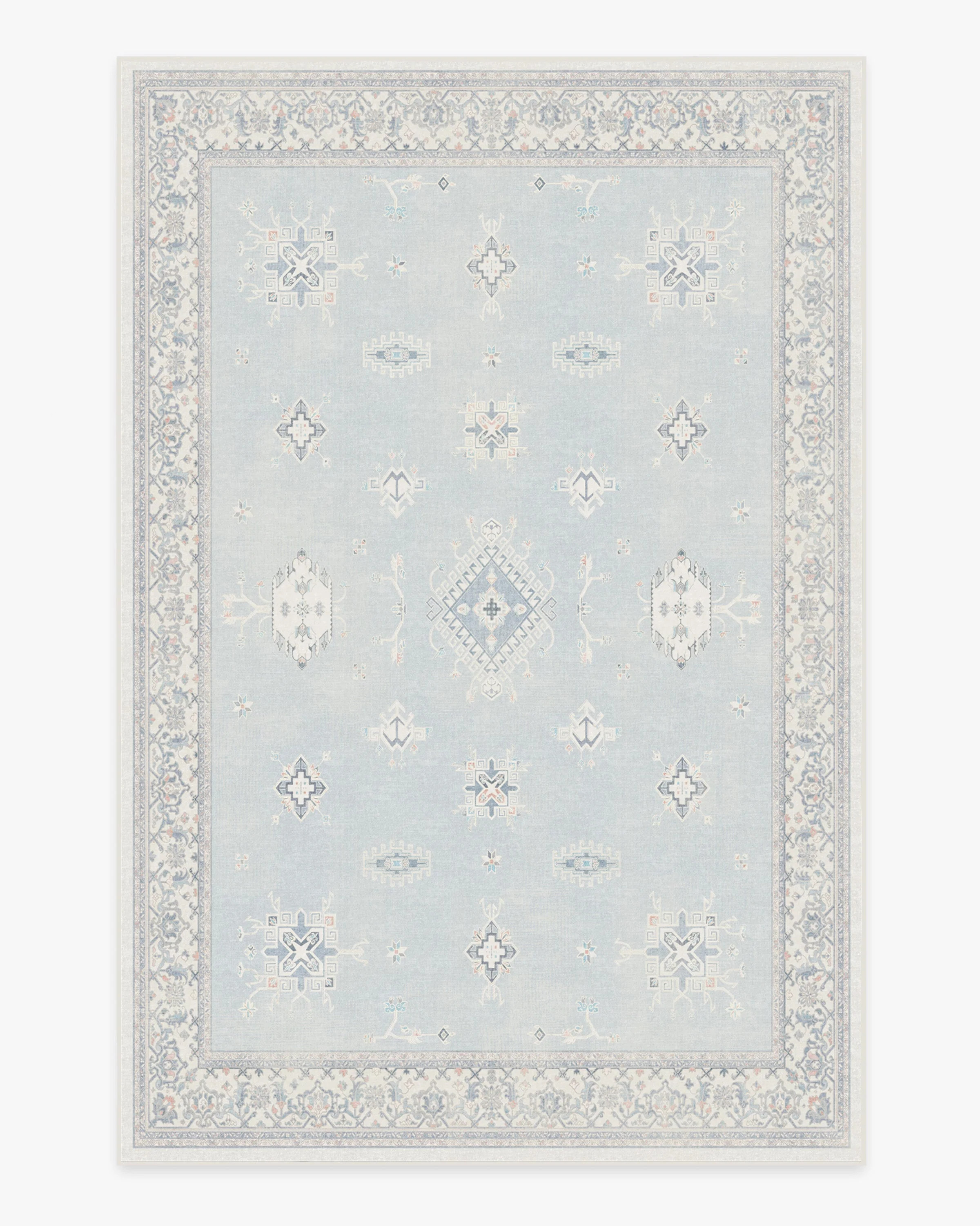 Verena Soft Blue Tufted Rug | Ruggable