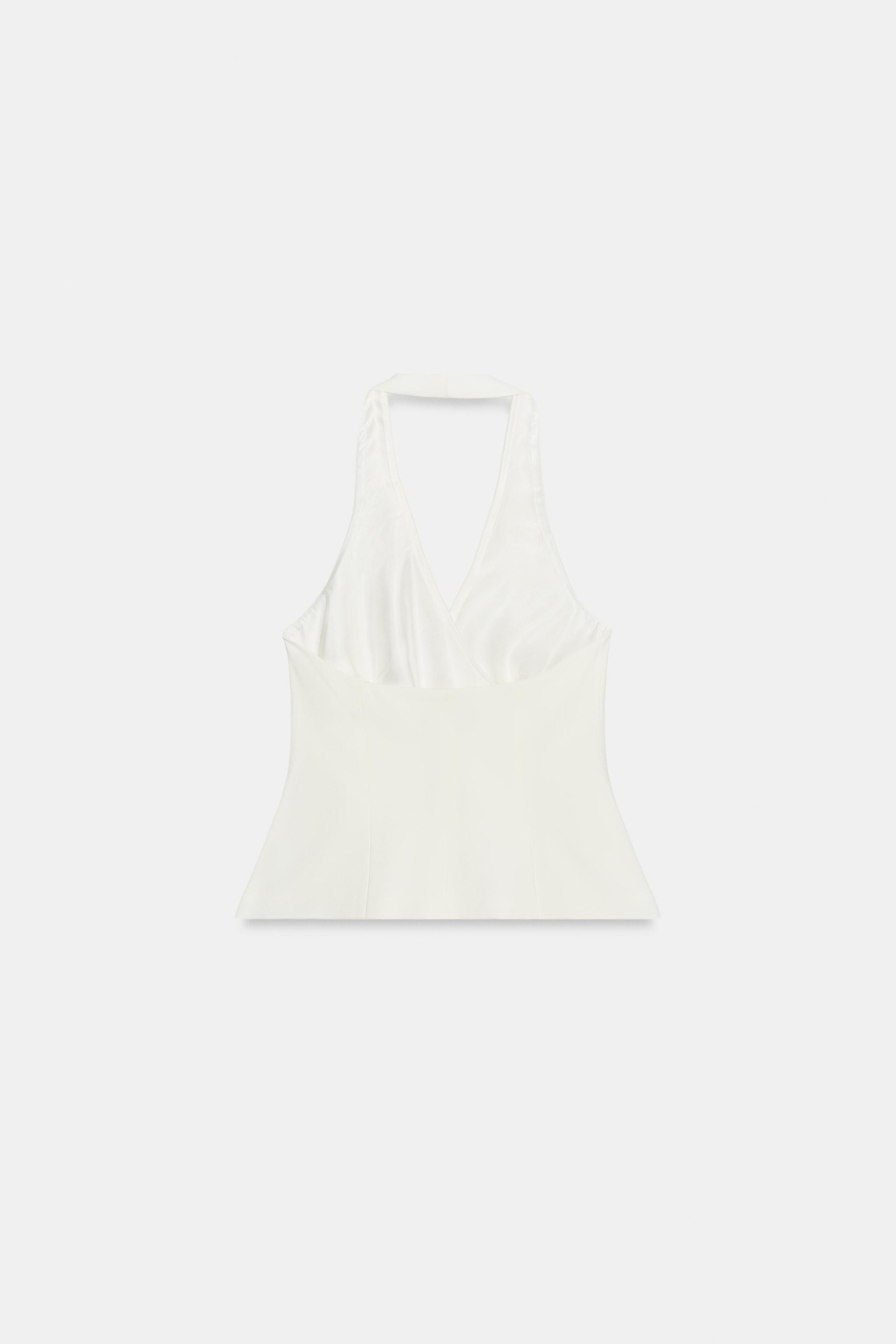 KNOTTED HALTER VEST | Zara US