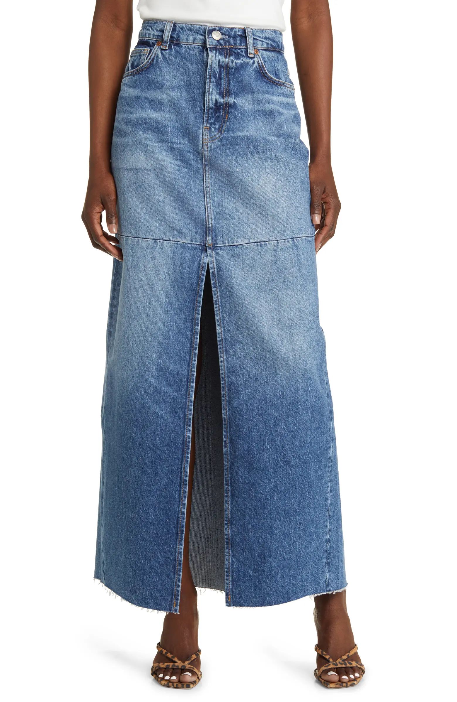 Tazz Denim Maxi Skirt | Nordstrom