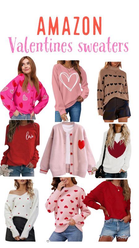 Amazon Valentine’s Day sweaters!

#LTKsalealert #LTKfindsunder50 #LTKSeasonal