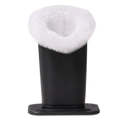 Eyeglasses Holder, Modern Velvet Plush Lined PU Leather Household Magnetic Holder Protective [Anti-Scratch] [Dustproof] | Wayfair North America