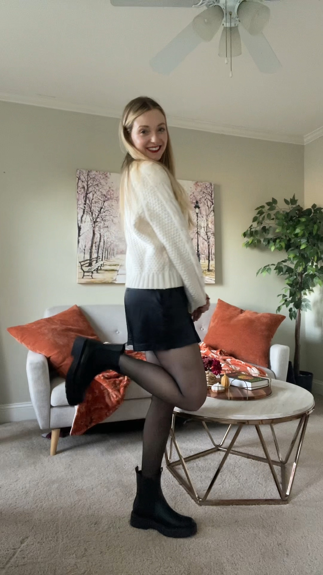 Date outfit! Sweater is older from American Eagle, so I’m linking similar options. Wearing small in satin skirt! 

#LTKshoecrush #LTKfindsunder100 #LTKSeasonal