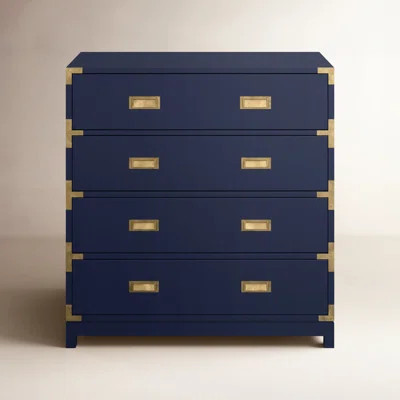 Mahogany 4-Drawer Accent Chest | Birch Lane