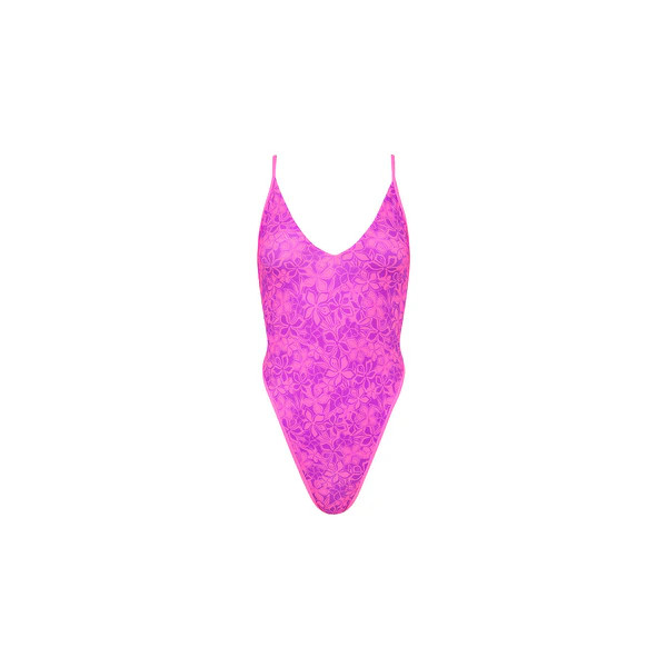 Plunge Cross Back One Piece - Bubble Berry | Kulani Kinis US
