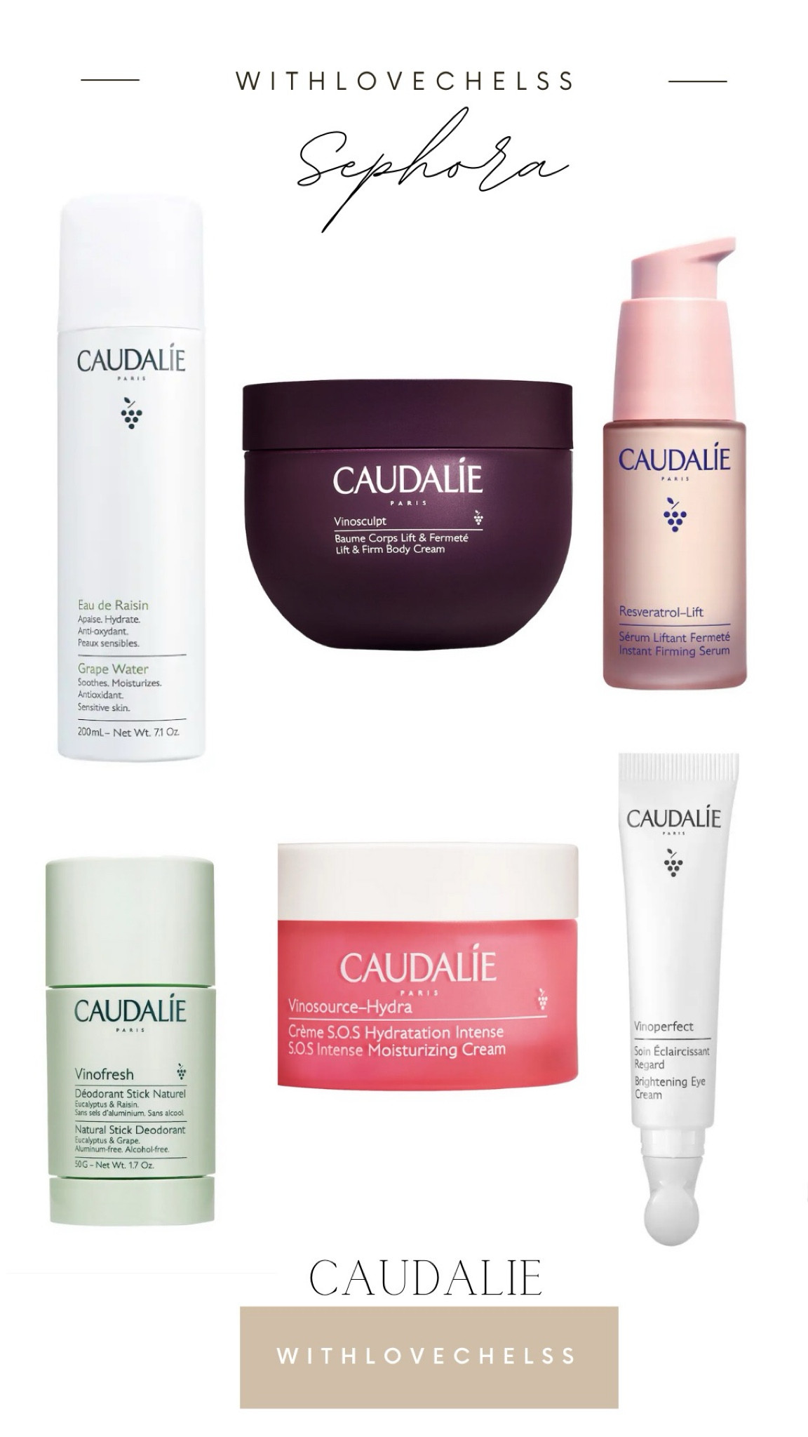 Caudalie products 

#LTKxSephora