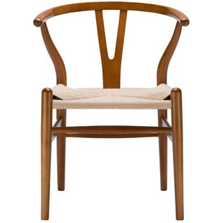Poly and Bark Weave Chair (Set of 2) (Walnut) | Bed Bath & Beyond