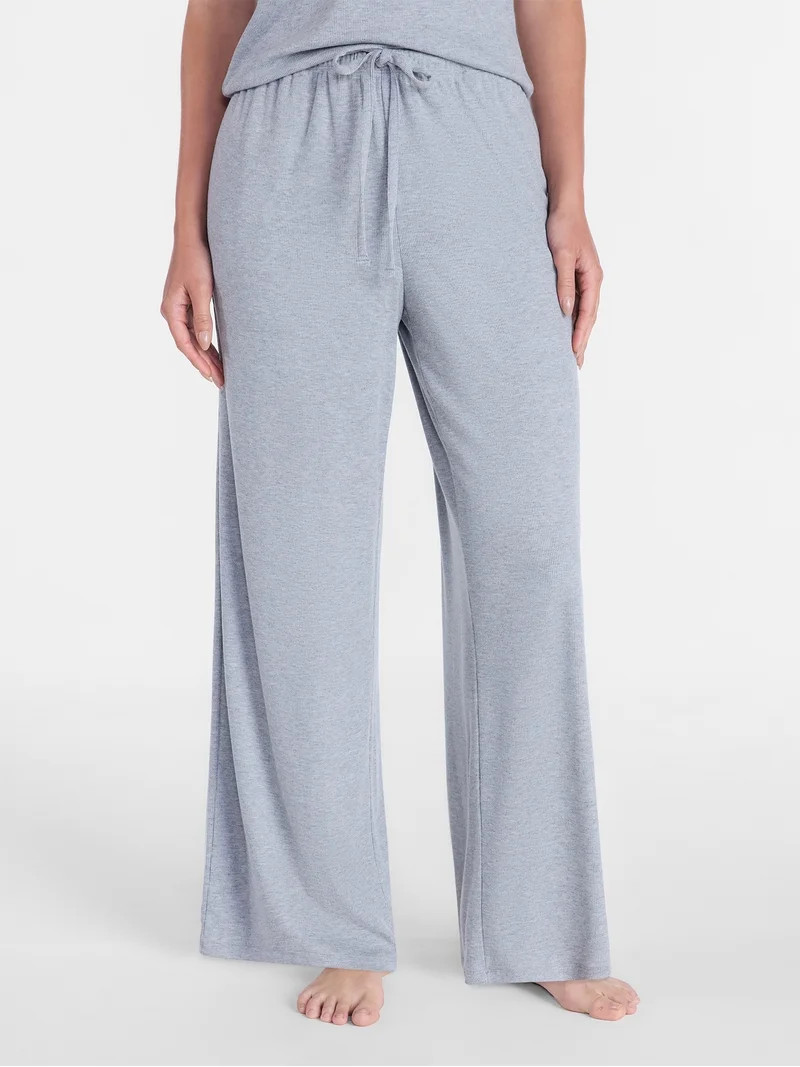 Joyspun Women\u2019s Modal Blend Ribbed Sleep Pants, 29'' Inseam, Sizes XS-3X | Walmart (US)