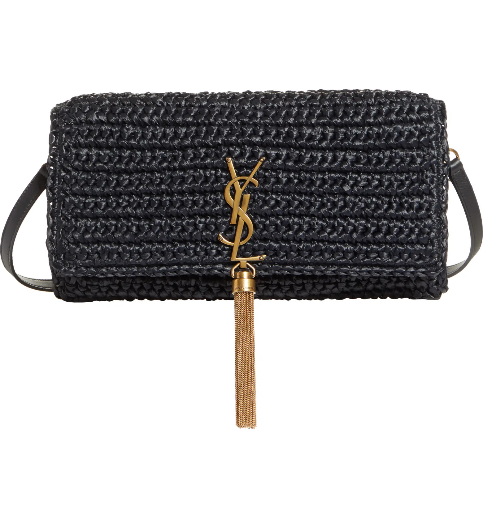 Kate Crocheted Raffia Shoulder Bag | Nordstrom