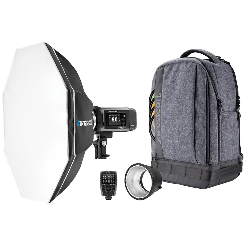 Westcott FJ400 II Touchscreen Strobe 1-Light Backpack Kit with FJ Pro AC/DC Battery (400Ws) & FJ-... | Amazon (US)