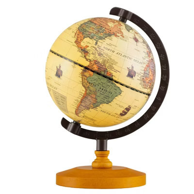 Costway Antique World Globe for Kids & Adults 5.5-Inch Desktop Rotating Globe for Home | Target