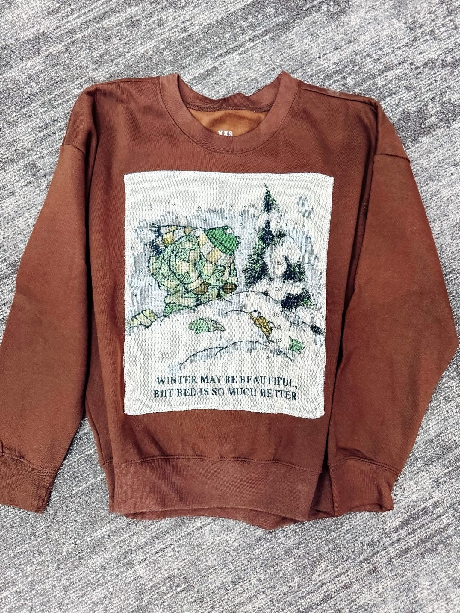 WINTER MAY BE BEAUTIFUL BUT BED IS SO MUCH BETTER 🥰🥰🥰

#target #targetfinds #targetfashion #funfinds #sweatshirt #womensfashion

#LTKootd #LTKGiftGuide #LTKHoliday