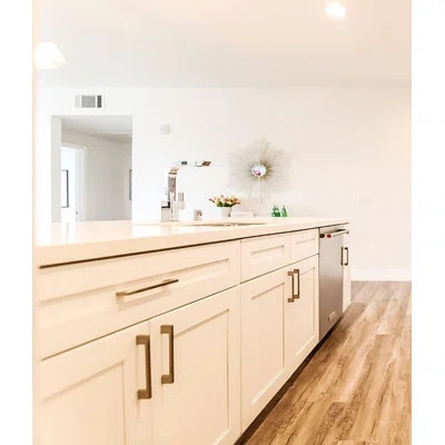 Wall Corner Diagonal Ready-to-Assemble Kitchen Cabinet in White Shaker 30"H x 24"W x 12"D | Wayfair Professional