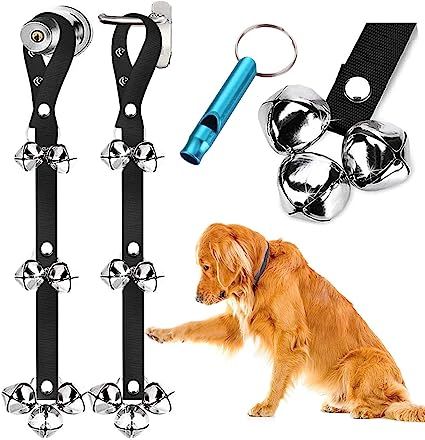 BLUETREE 2 Pack Dog Doorbells Premium Quality Training Potty Great Dog Bells Adjustable Door Bell... | Amazon (US)