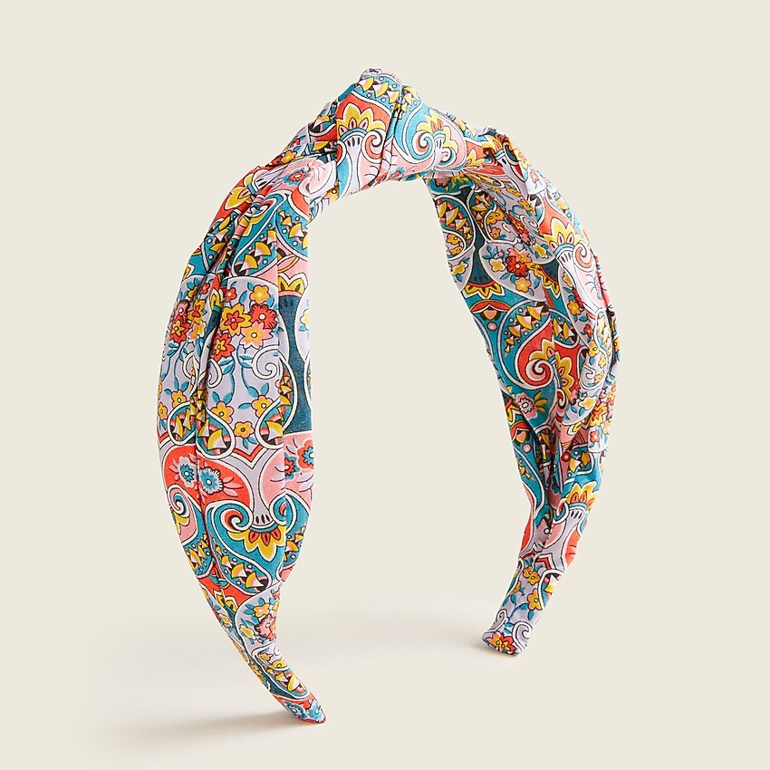 Knot headband in Liberty® print | J. Crew US